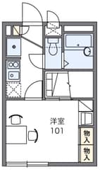 レオパレスミズキの物件間取画像